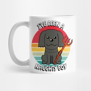 ive been a naughty boy - black dog Mug